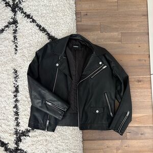 Linden Black Leather Jacket for Men